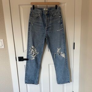 Agolde 90’s mid rise Loose fit jeans in fall out